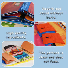 Montessori Wooden Busy Dress Learning Kit