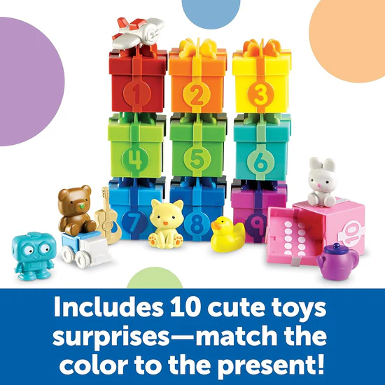 Surprise Party Number Color Shape Matching Lock & Key