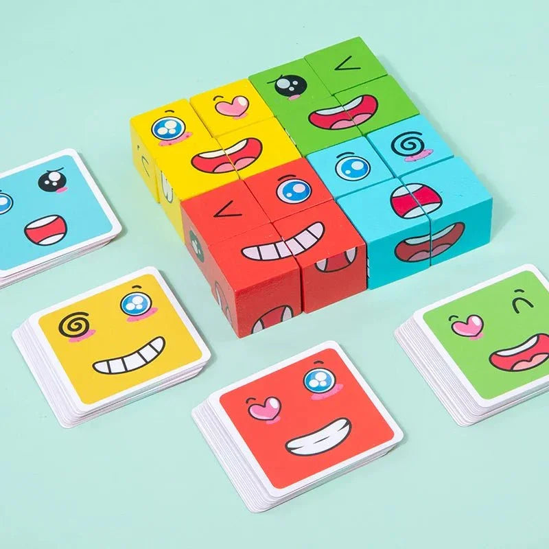 Face Changing Cube Battle Puzzle - 4 players - JustForKids