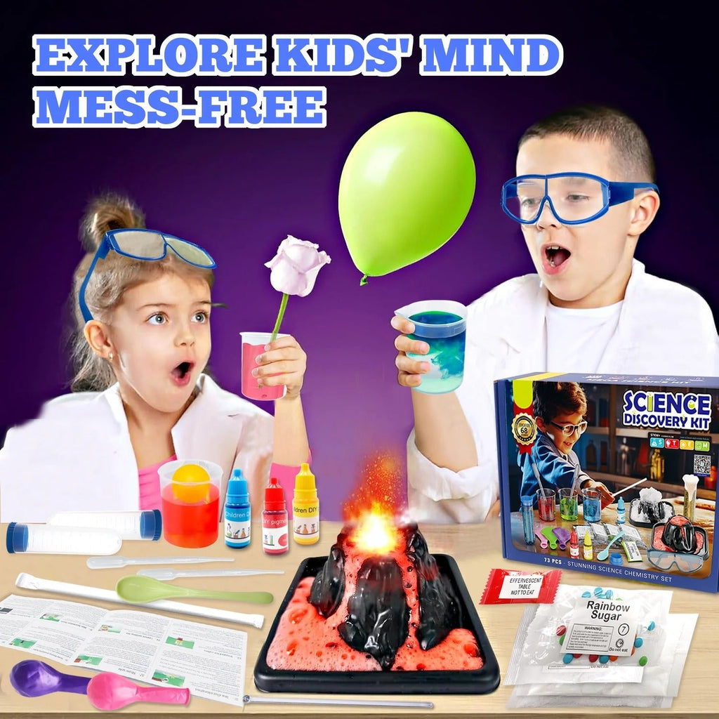 STEM Lab 68 Experiments Activities Science Discovery Kit - JustForKids