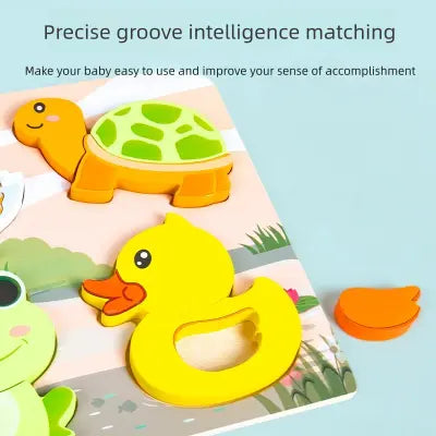 Wooden Educational Puzzle Toy (Assorted design)