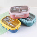 Tedemei Stainless Steel Lunch Box with Chopsticks & Spoon