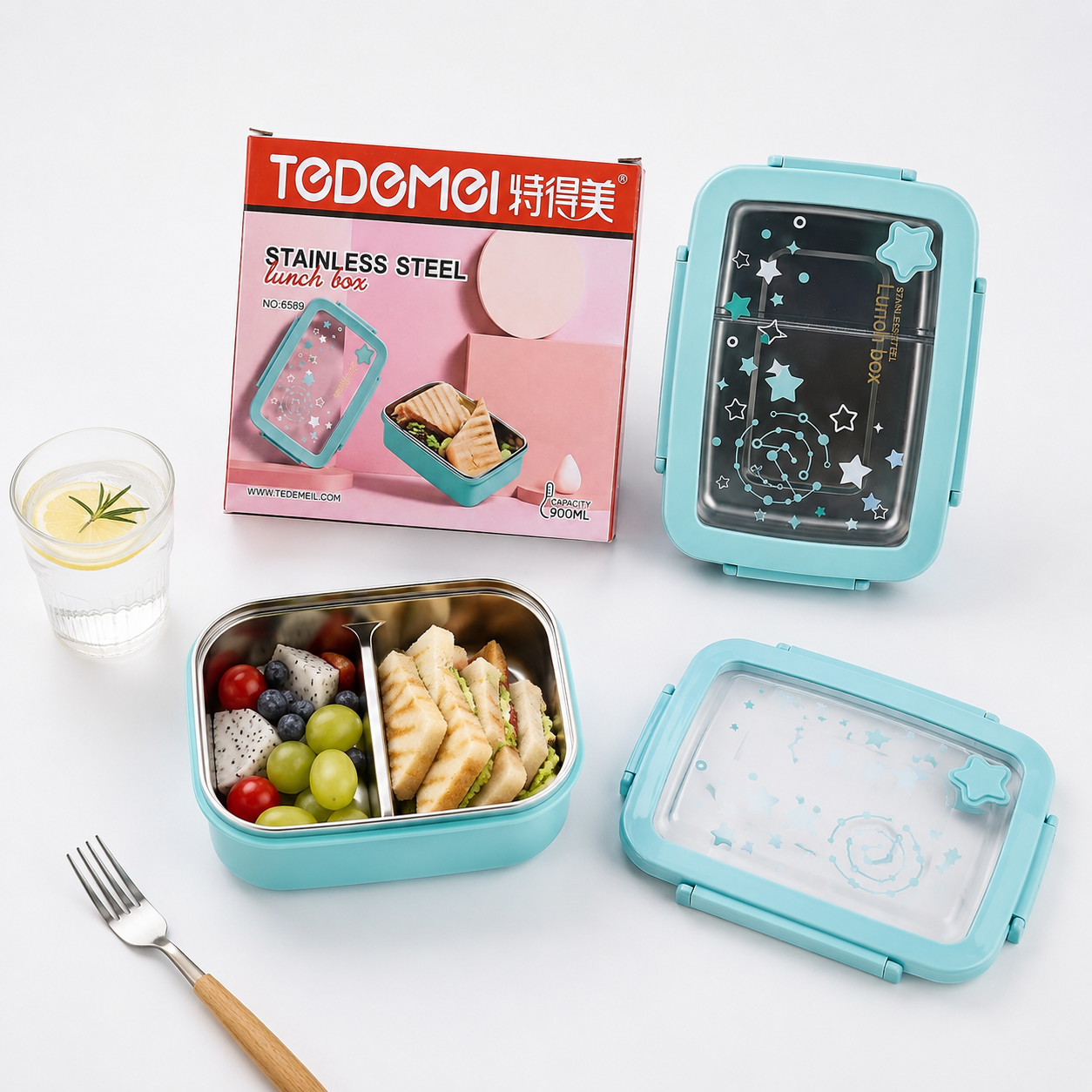 Stainless Steel Single Layer - Bento Lunch Box