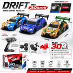 30KM/H RC Drift Racing Car – 4WD Remote Control