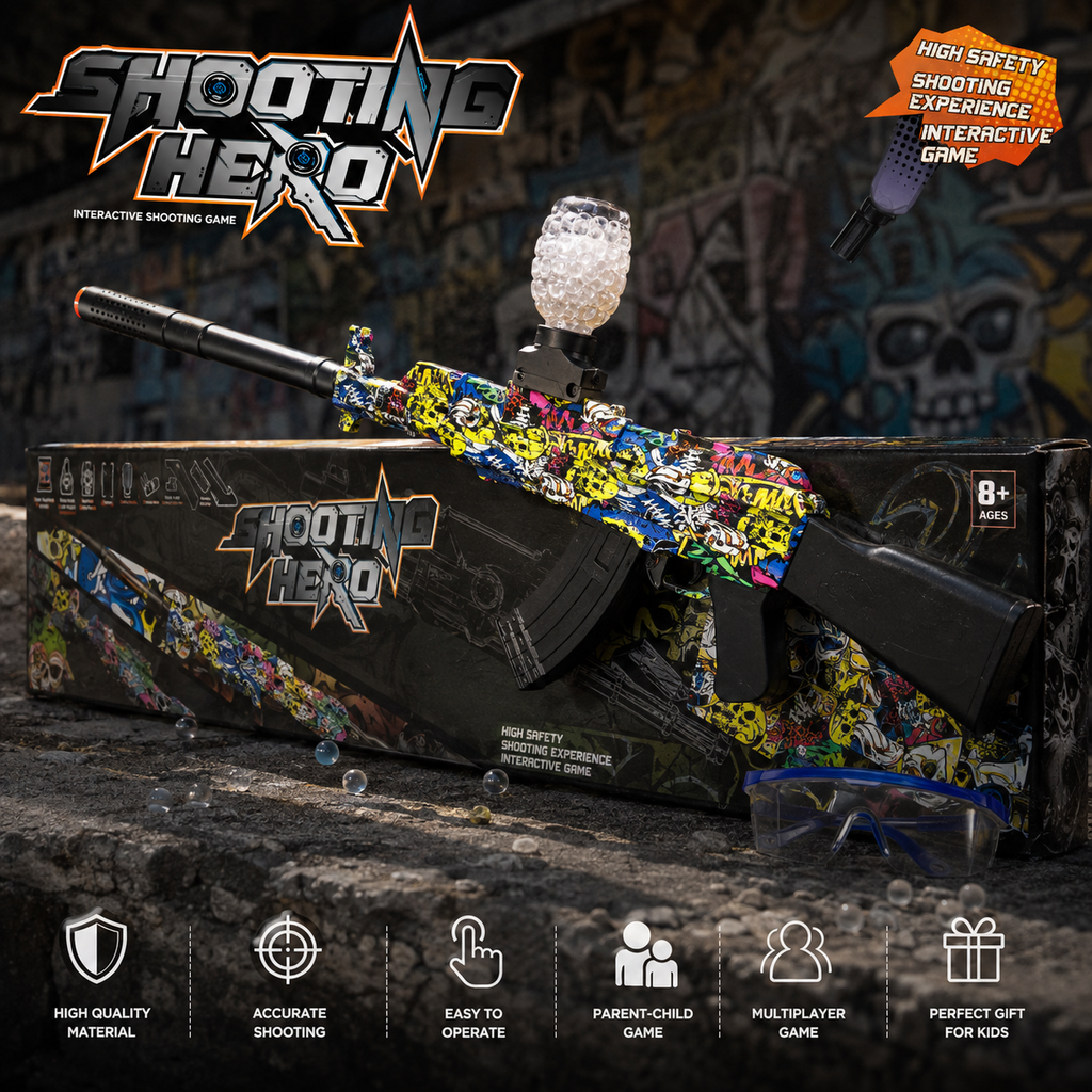 Shooting Hero Electric Gel Blaster Gun for Kids