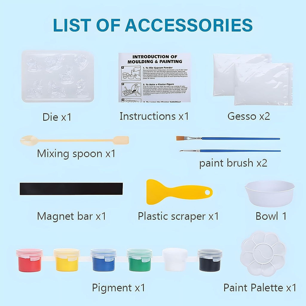 DIY 3D Mould and Paint Kit for Kids - JustForKids