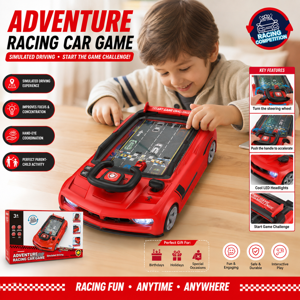 Adventure Racing Car Game – Simulated Driving