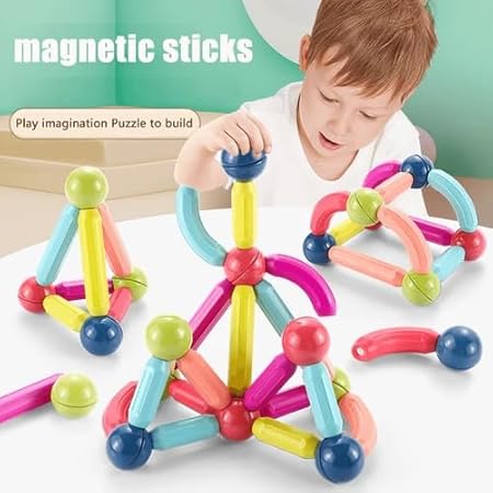 Magnetic Building Blocks – STEM Educational Toy - JustForKids