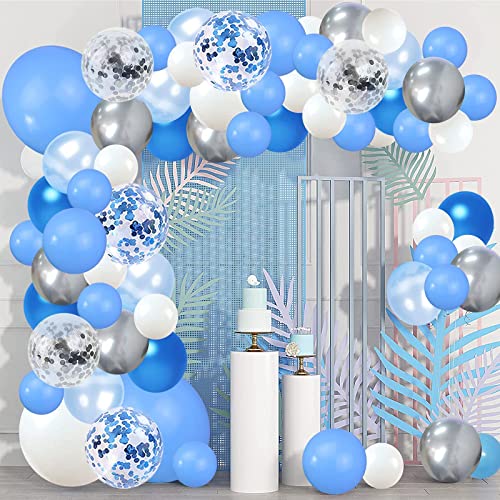 Premium Baby Shower Balloon Garland Kit with Welcome Baby Foil Balloons