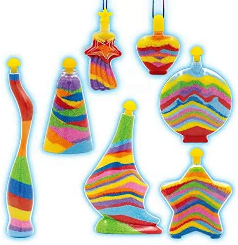 DIY Glow Sand Art Set For Crafts Activity With Multicolored Sand - JustForKids