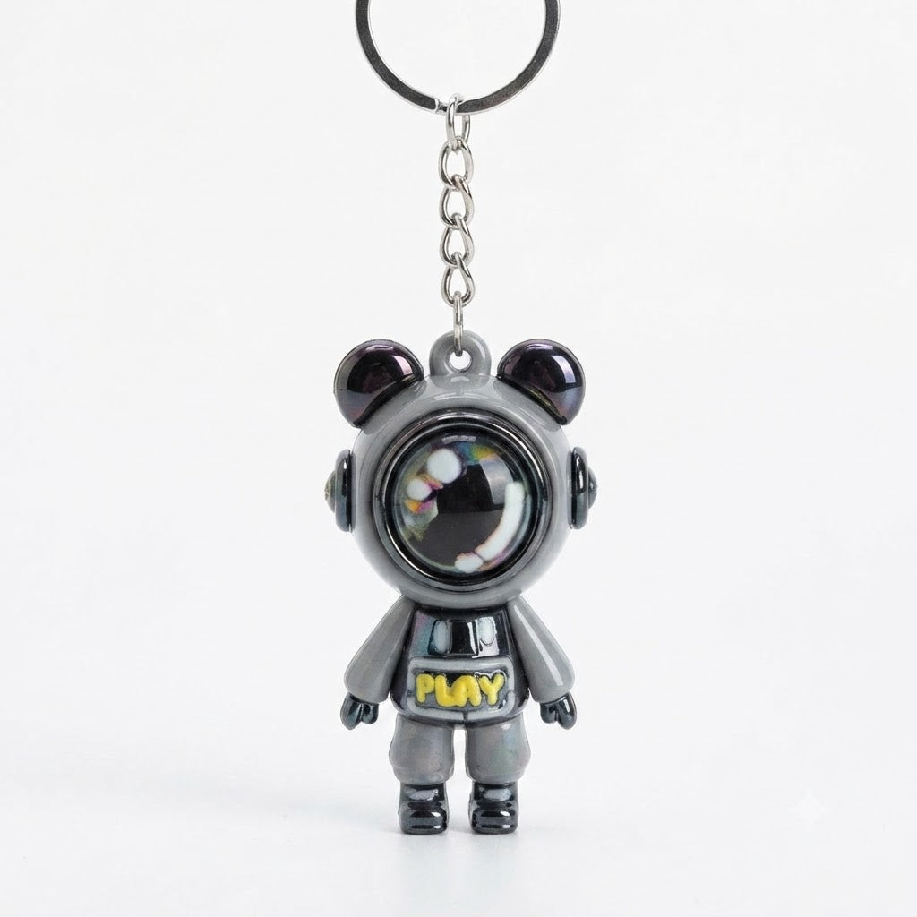 Superhero & Space Astronaut Cartoon Keychain