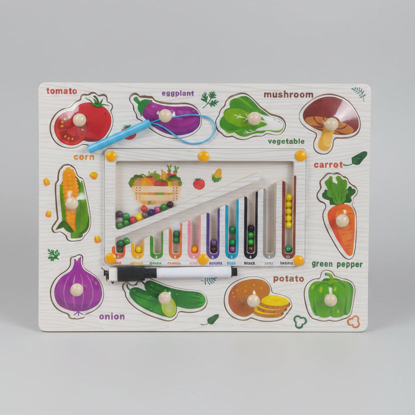 Magnetic Vehicle Maze Puzzle Board