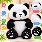 Panda Plush Teddy Bear – Soft Stuffed Toy