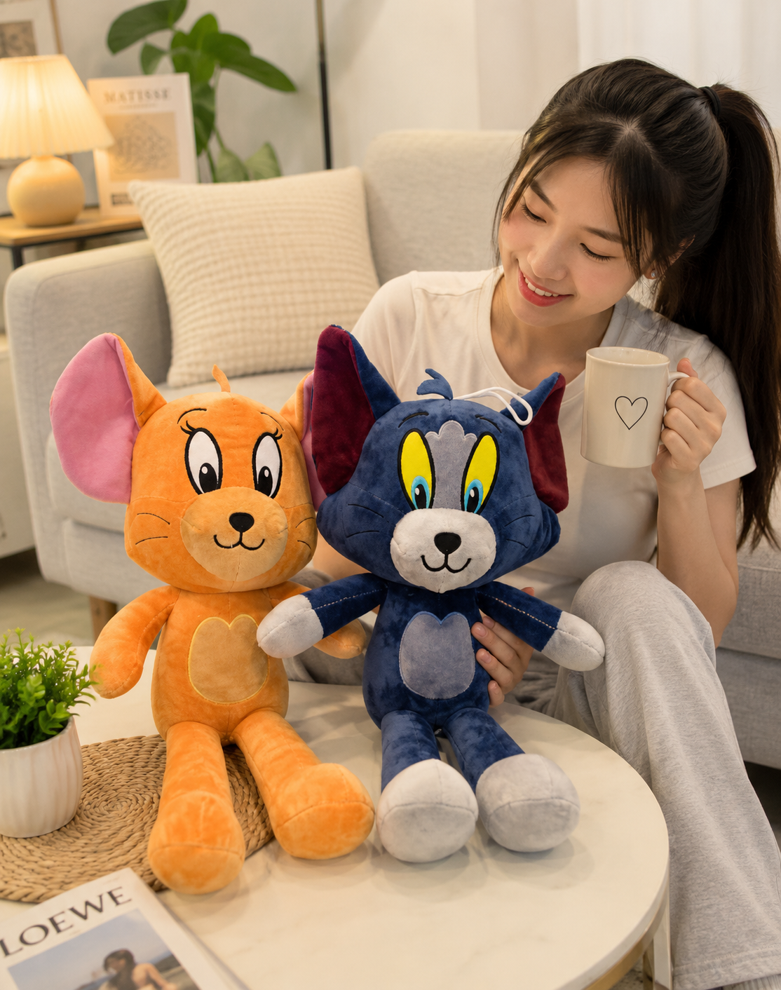 Cute Tom & Jerry Plush Toy