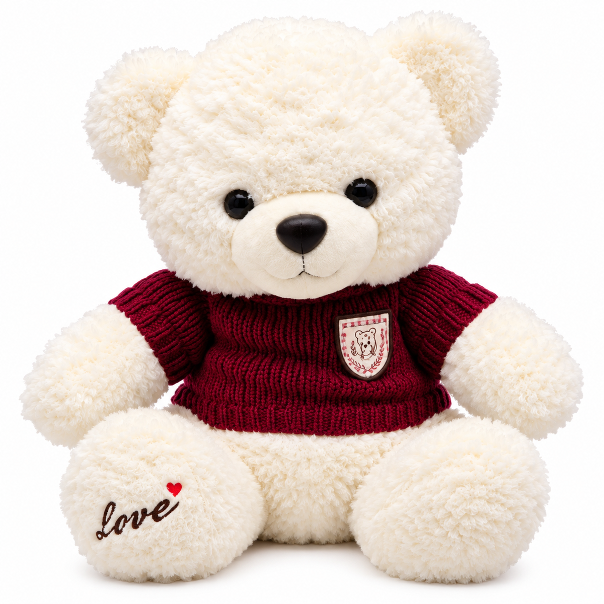Teddy Bear Plush with Sweater – Soft & Cuddly