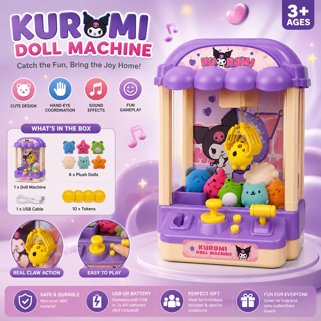 Kuromi Doll Claw Machine