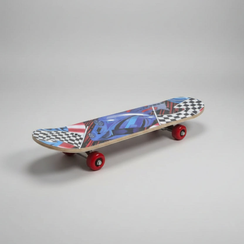 Racing Theme Skateboard Deck