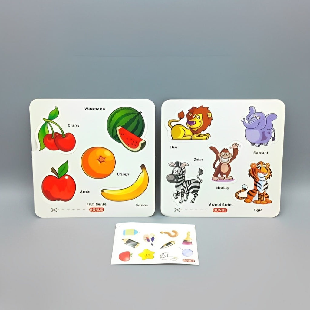 Learning Magnetic Drawing Board 2 in 1 - JustForKids