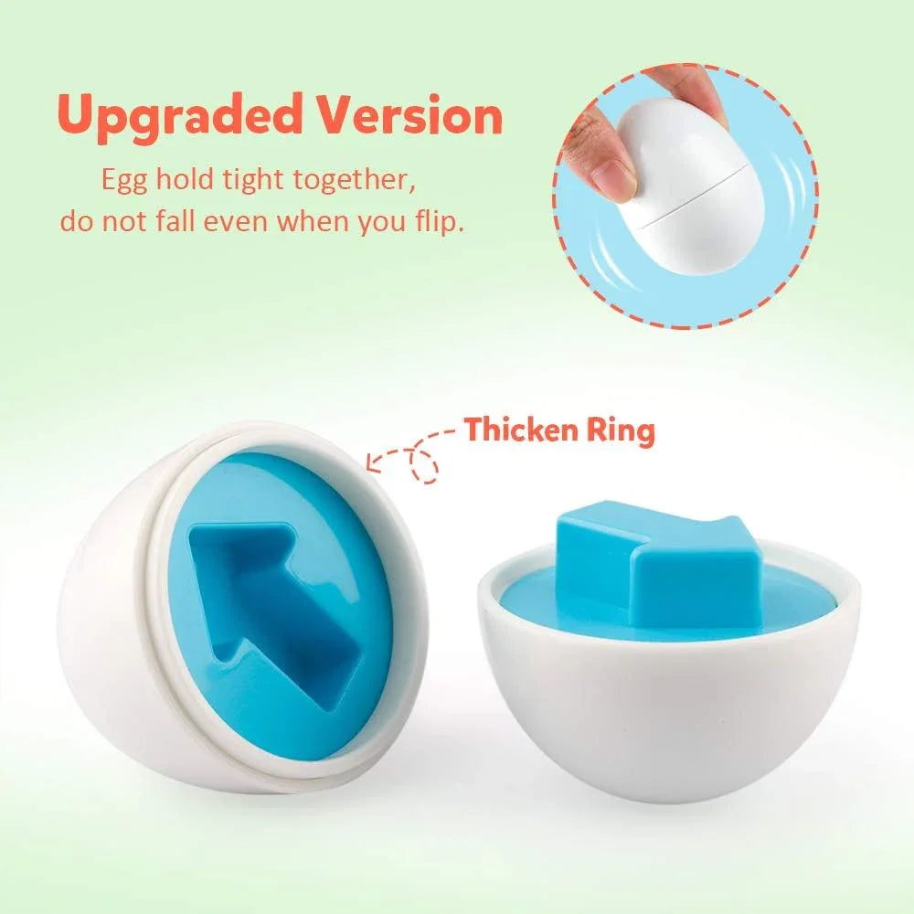 Matching Eggs Color Recognition and Shape - JustForKids