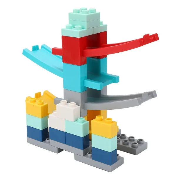 Multifunctional Glider Car Racing Track Building Blocks