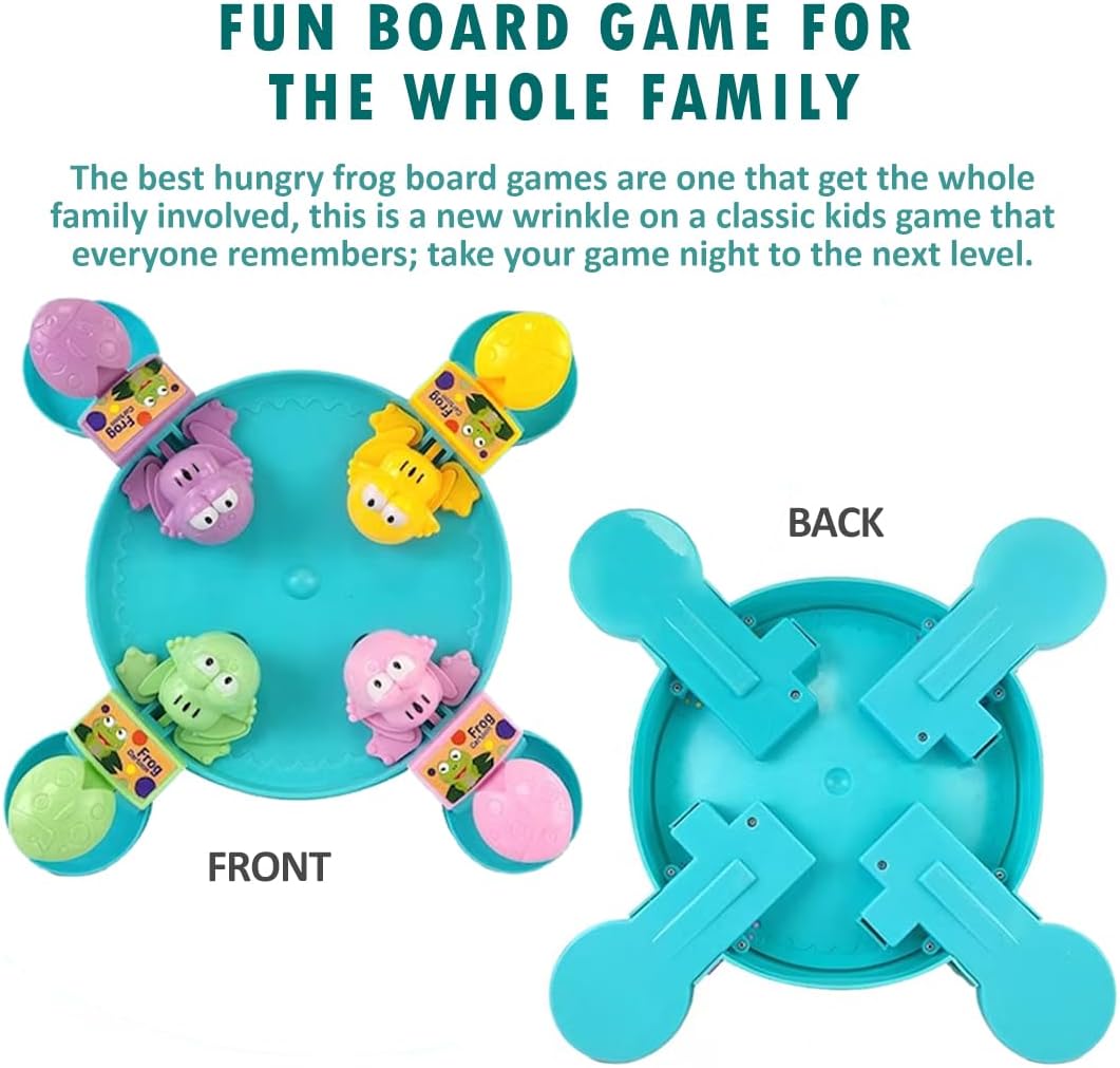 Hungry Frogs Eat Bean Activity Family Game - JustForKids