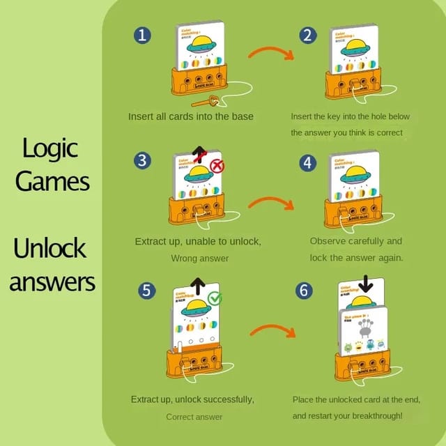 Montessori Logical Thinking Lock Pick Activity - JustForKids