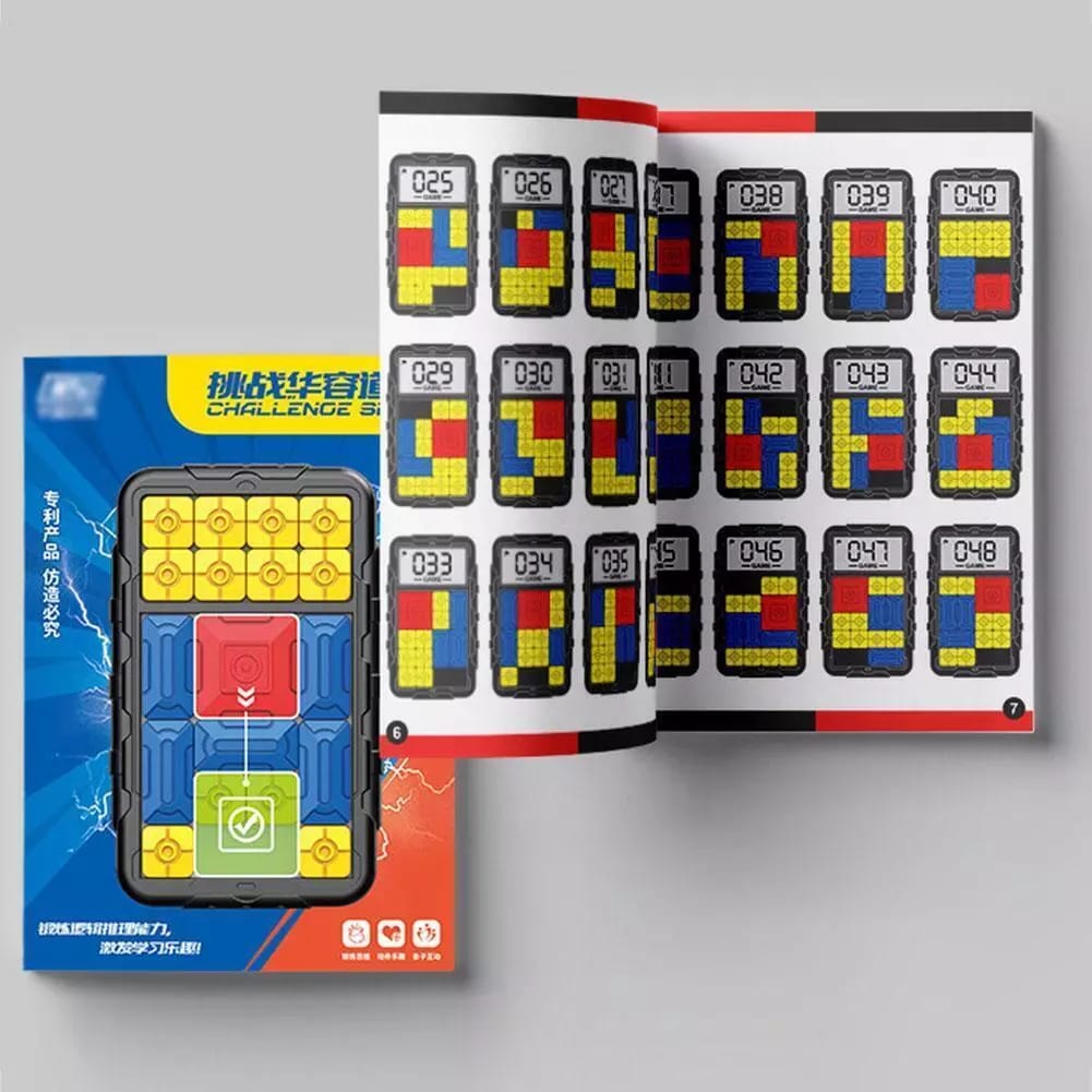 Magnetic Brain Teaser Slide Puzzle Game – Double Player - JustForKids