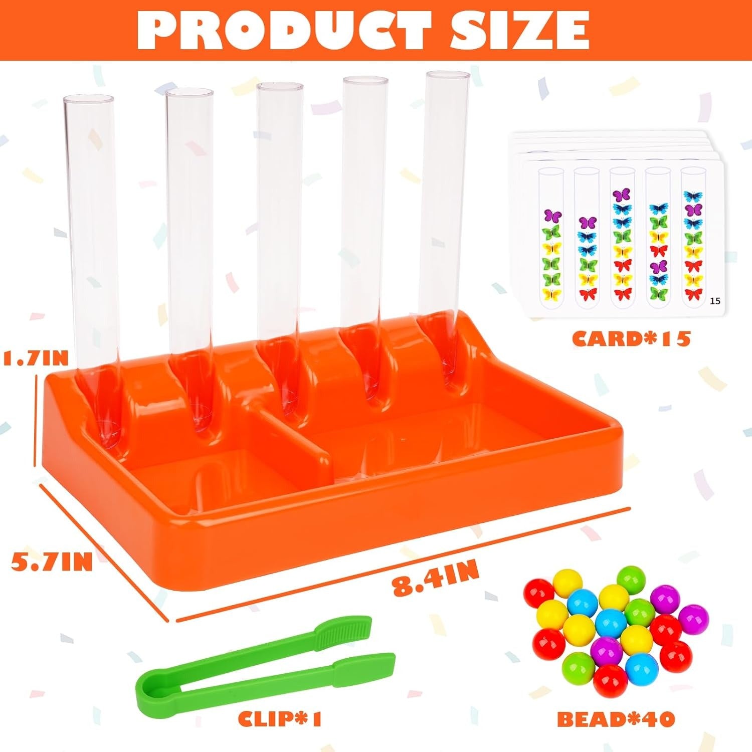 Color Classification Matching Beads Holder Game - 235