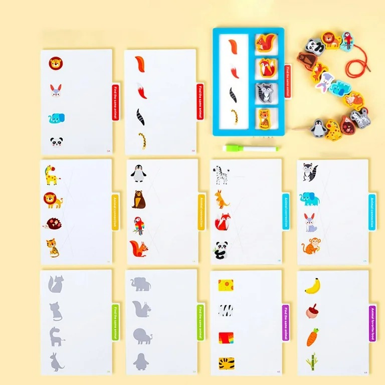 Early Education 3in1 Digital Link Wooden Animal Theme&nbsp;