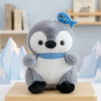 Grey Penguin Plush Soft Toy