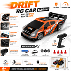 1:24 Drift RC Car with LED Lights & Remote Control
