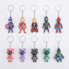 Superhero & Space Astronaut Cartoon Keychain