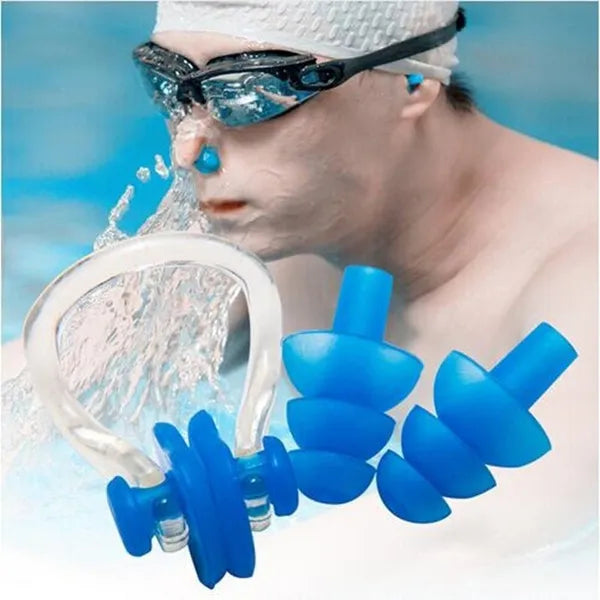 Intex Ear Plugs & Nose Clip Combo Set