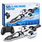 S21 Flying Sword Fighter RC Drone – 360° Stunt Flying Toy with LED Lights