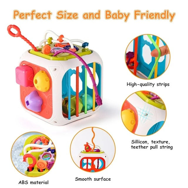 7-in-1 Multifunctional Shape Sorting Box - JustForKids
