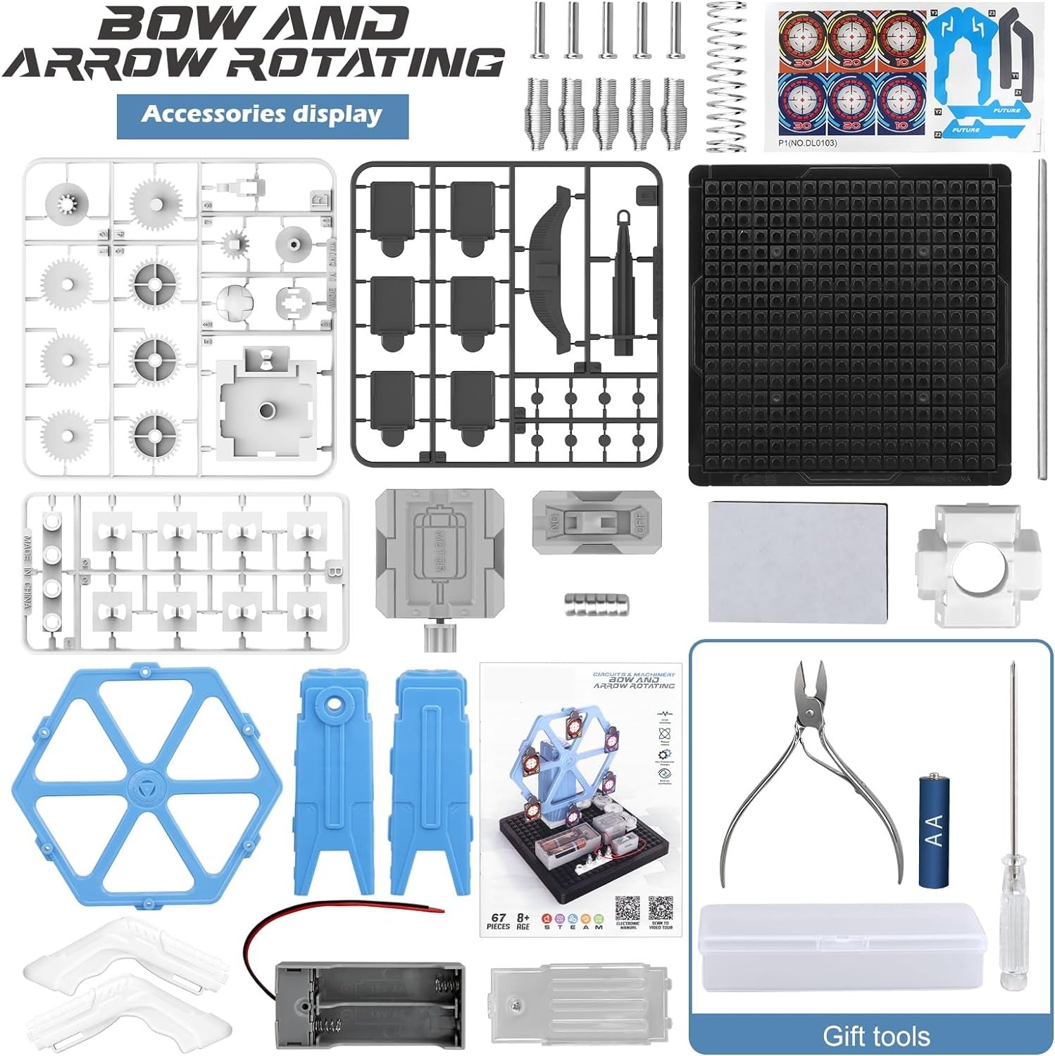STEAM Machinery Bow and Arrow Rotating Circuit Kit