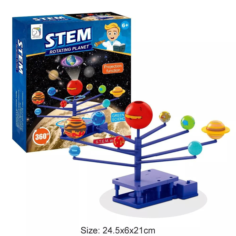 Science Explorer Bundle || 68 Experiment Kit - Kids MicroScope - Rotating Planets