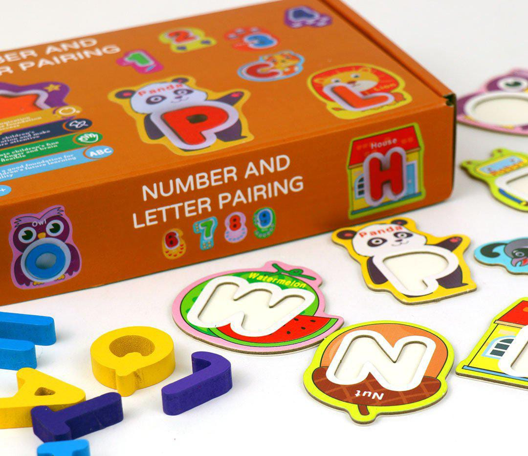Numbers & Letters Pairing Educational Game For kids