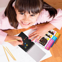 SCRATCH PAINTING NOTE BOOK FOR KIDS - JustForKids