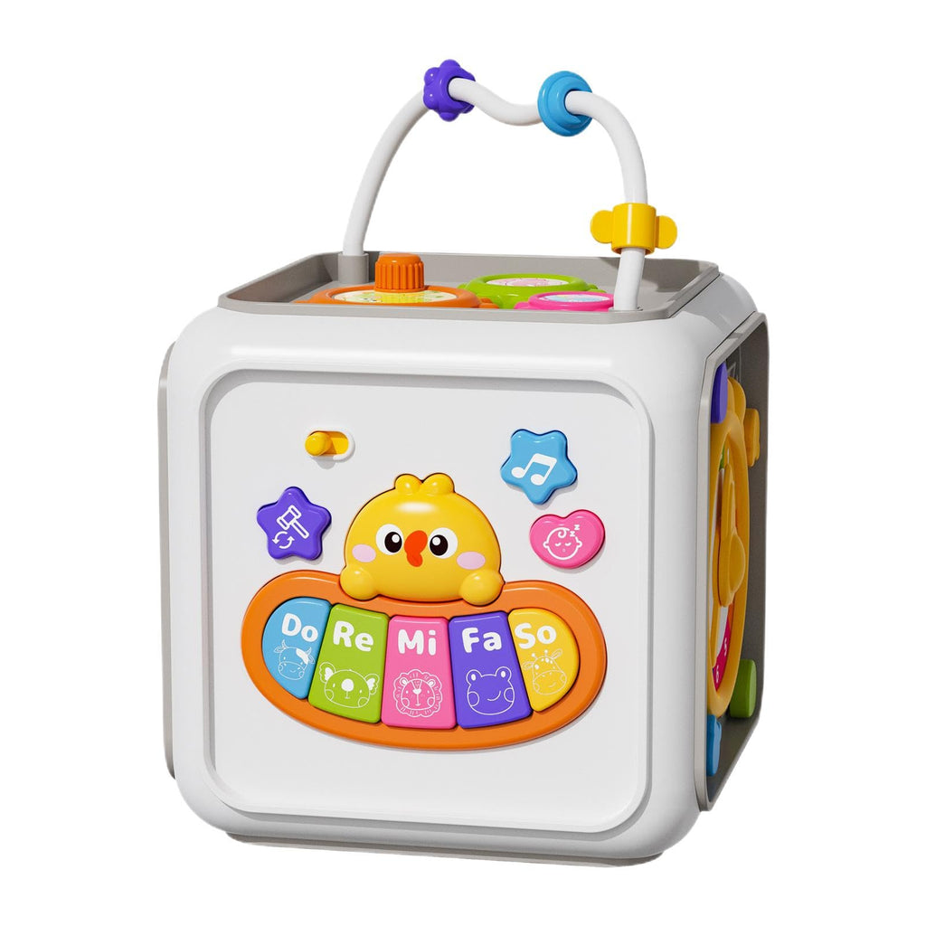6 in 1 Multifunction Activity Cube - Sensory Learning Toy