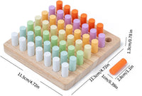 Montessori Wooden Counting & Sorting Logic Board