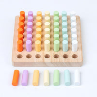 Montessori Wooden Counting & Sorting Logic Board
