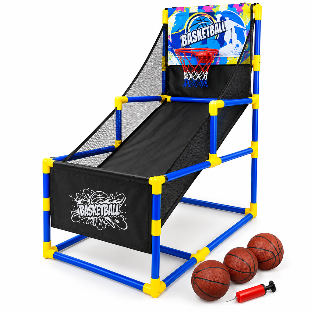 Kids Basketball Training Set with Score Indicator – Indoor Basketball Hoop Game