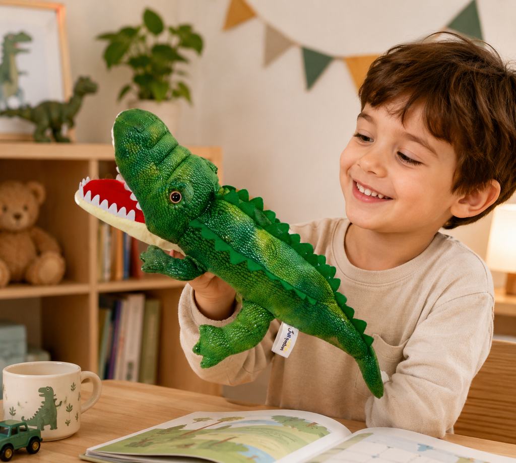 Crocodile Hand Puppet Soft Plush Toy