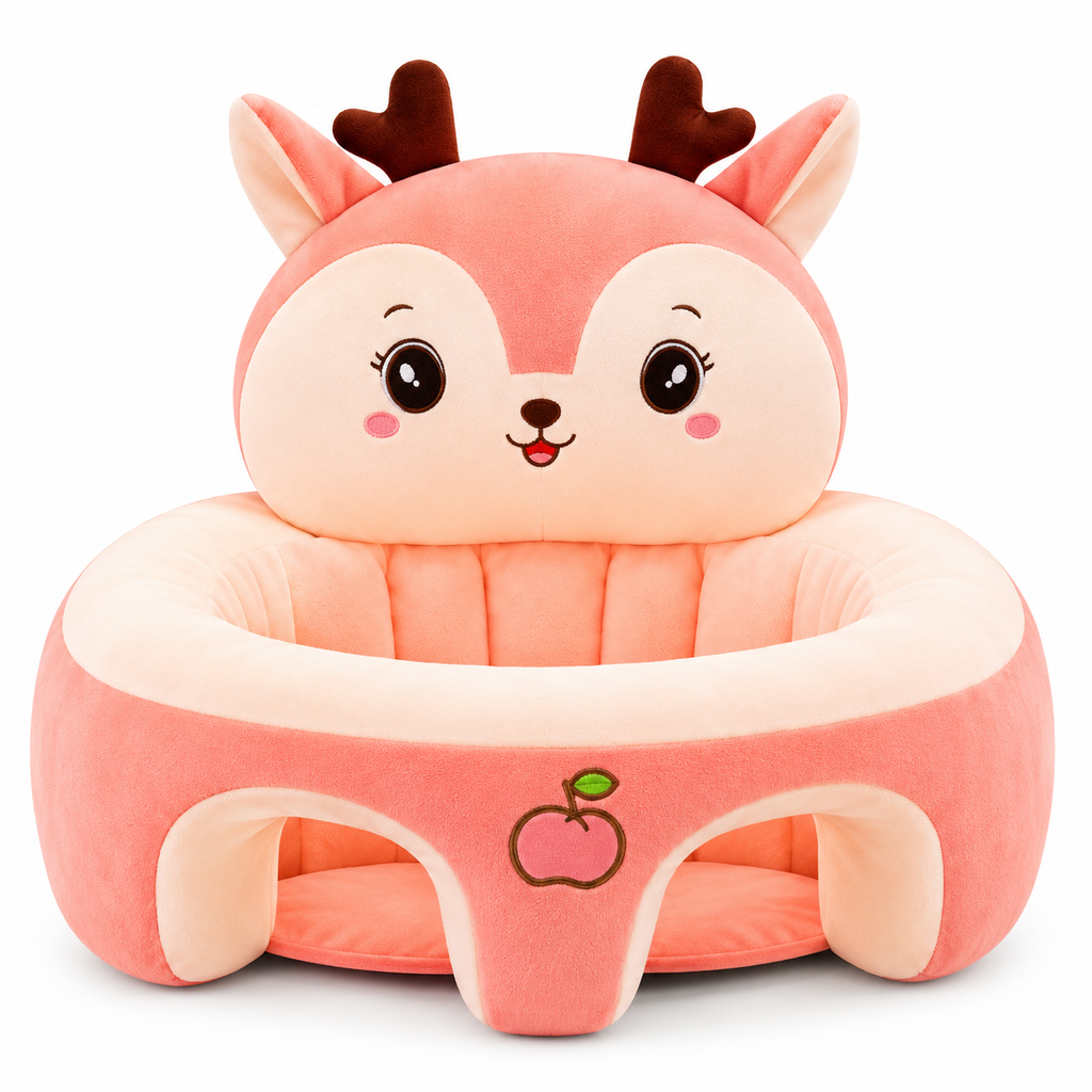 Animal Plush Baby Sofa Seat – Bunny, Panda, Frog & More