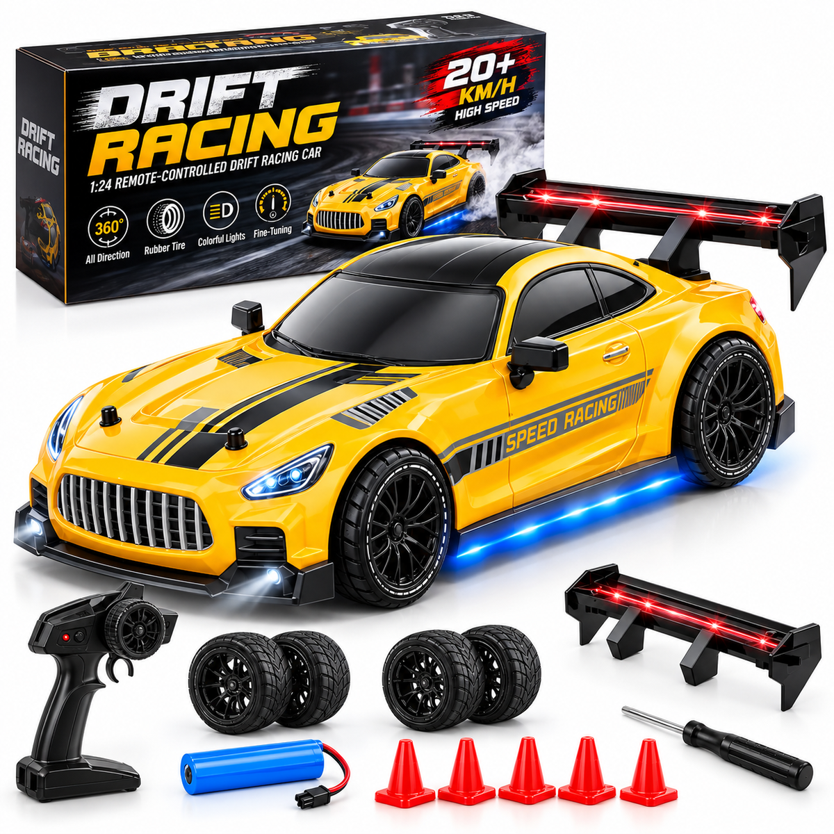 1:24 High-Speed Remote Control Drift Racing Car