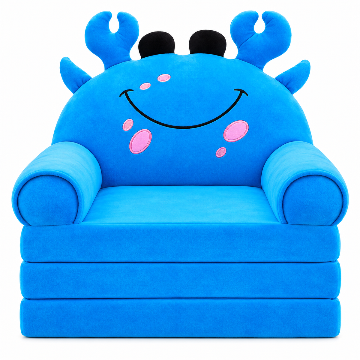 Cartoon Foldable Kids Sofa Chair – Soft 3-Layer Plush