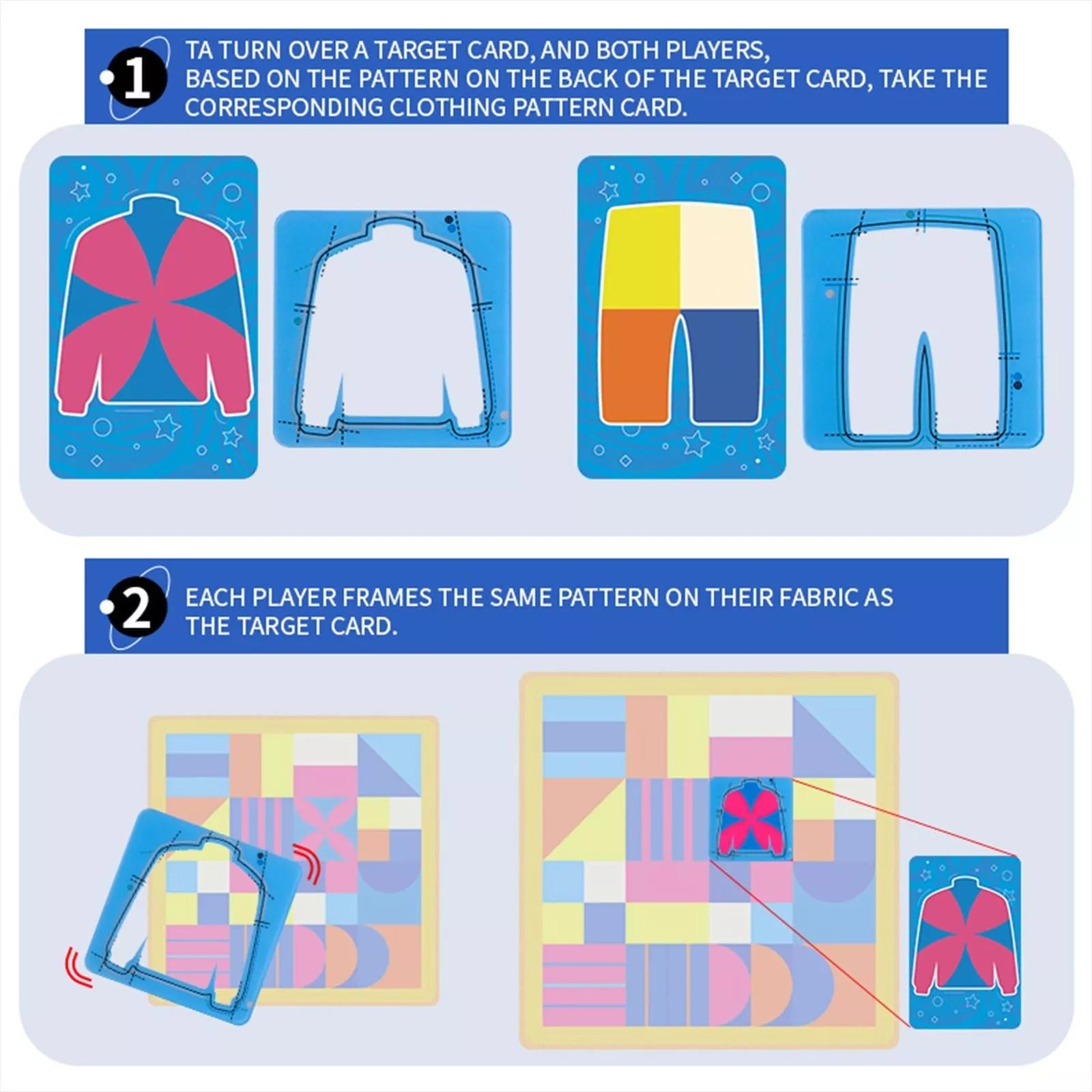 Tailor Master Interactive Pattern Challenge Game – Multiplayer