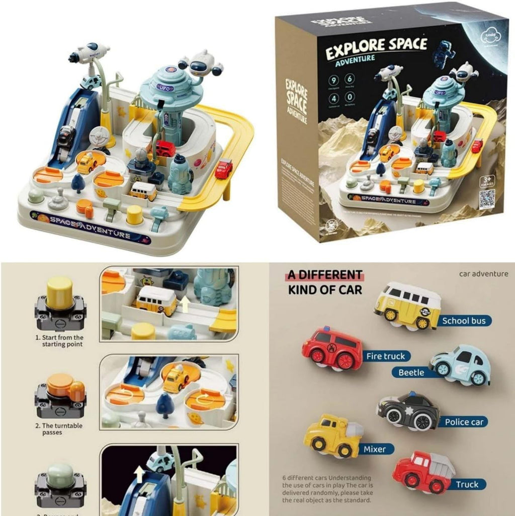 Space Explore Adventure Race Track Set - JustForKids