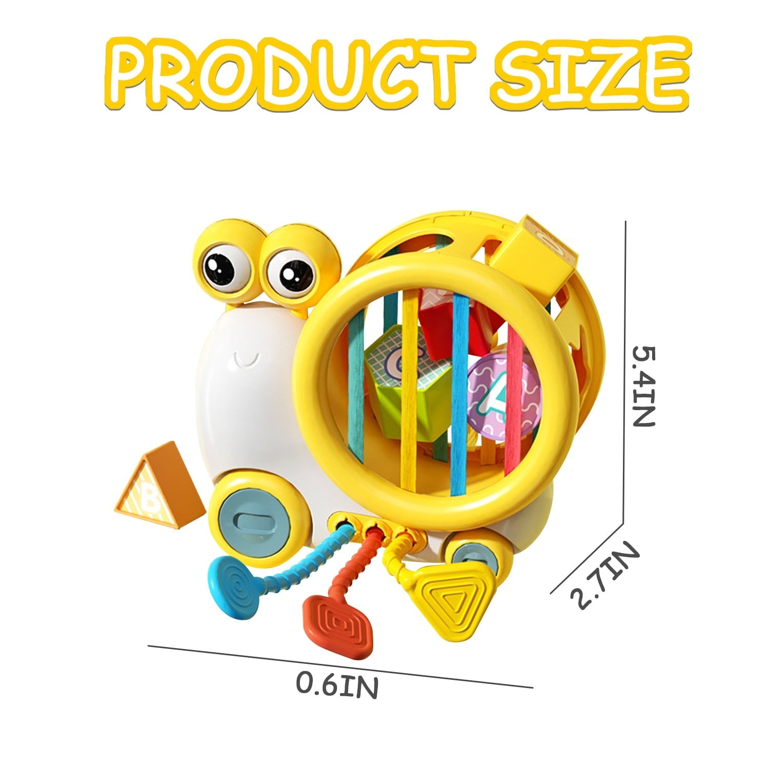 Snail Early Education Sensory Shape Sorting